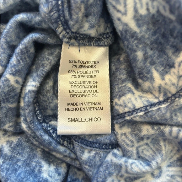 Nautica Brand pajama set size Small Petite blue snowflakes - Picture 9 of 9